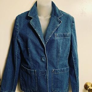 Talbots Jean Jacket